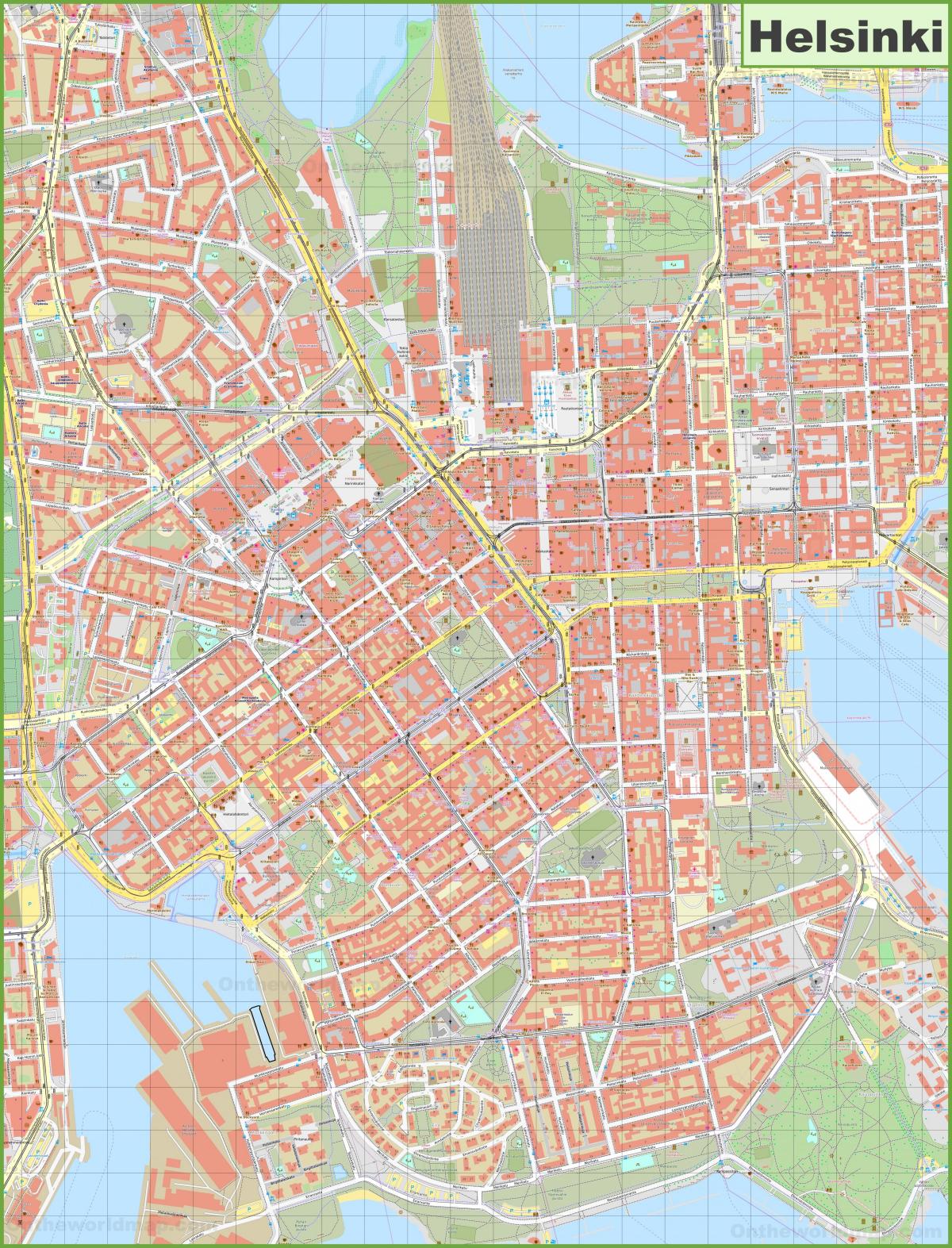 Mappa delle strade di Helsinki